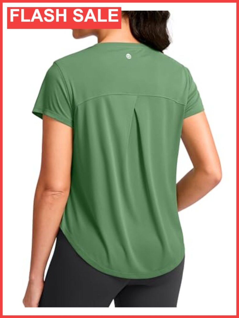 Women's Quick Dry Athletic Workout T-Shirt UPF 50+ Crew Neck Short Sleeve